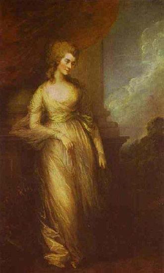 Thomas Gainsborough Portrait of Georgiana, Duchess of Devonshire